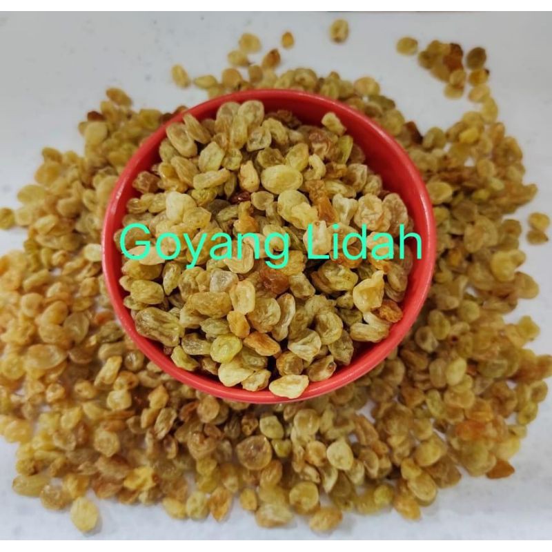 

Kismis Kuning Ukuran Kecil 250gr