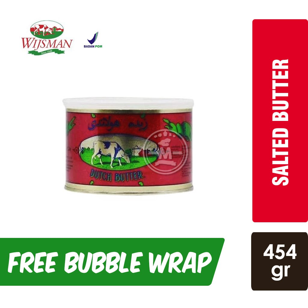 

Wijsman Dutch Salted Butter / Wysman / Wisman (Kaleng 454 gr)