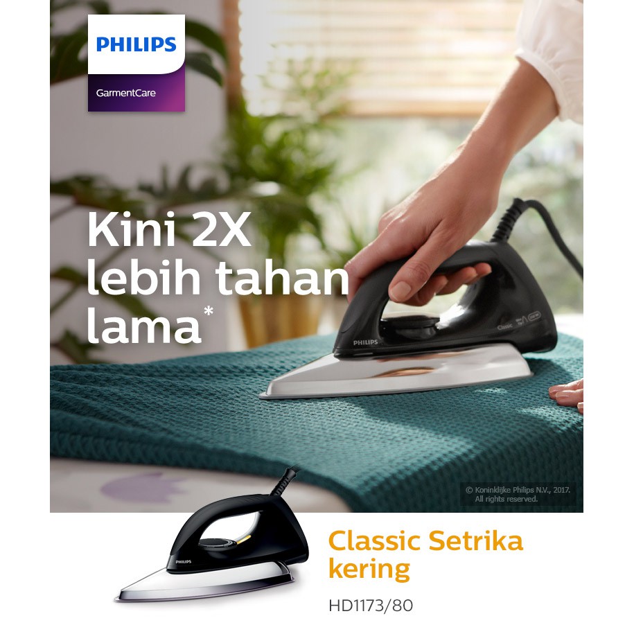 Setrika Philips tipe HD1173 Classic