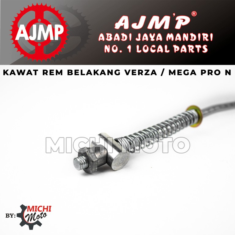 Kawat Rem Belakang LENGKAP / Tiang Rem / Gantar Rem Honda VERZA / MEGA PRO NEW