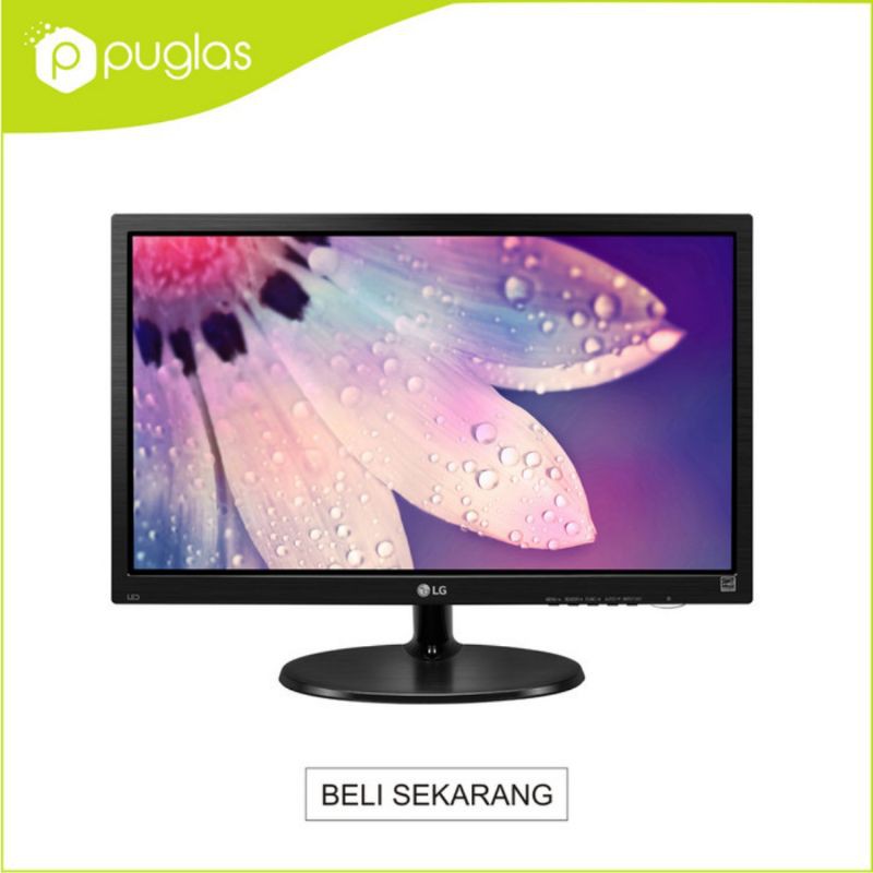 Monitor LG LED 19" Inch 19M38A-B For Komputer PC Computer