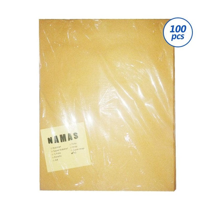 

Amplop Coklat Ukuran A3 Merk NAMAS