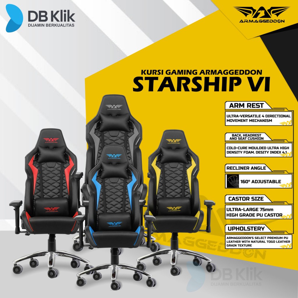 Kursi Gaming PREMIUM Armaggeddon STARSHIP VI - Starship 4 Gaming Chair