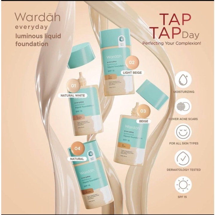 Wardah everyday luminous liquid foundation