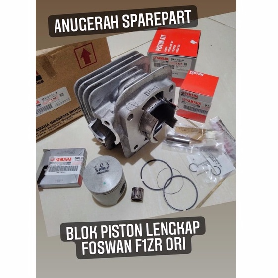 Blok Kas dan Piston Lengkap Foswan Poswan F1ZR FIZR ORI ASLI Yamaha 3XA