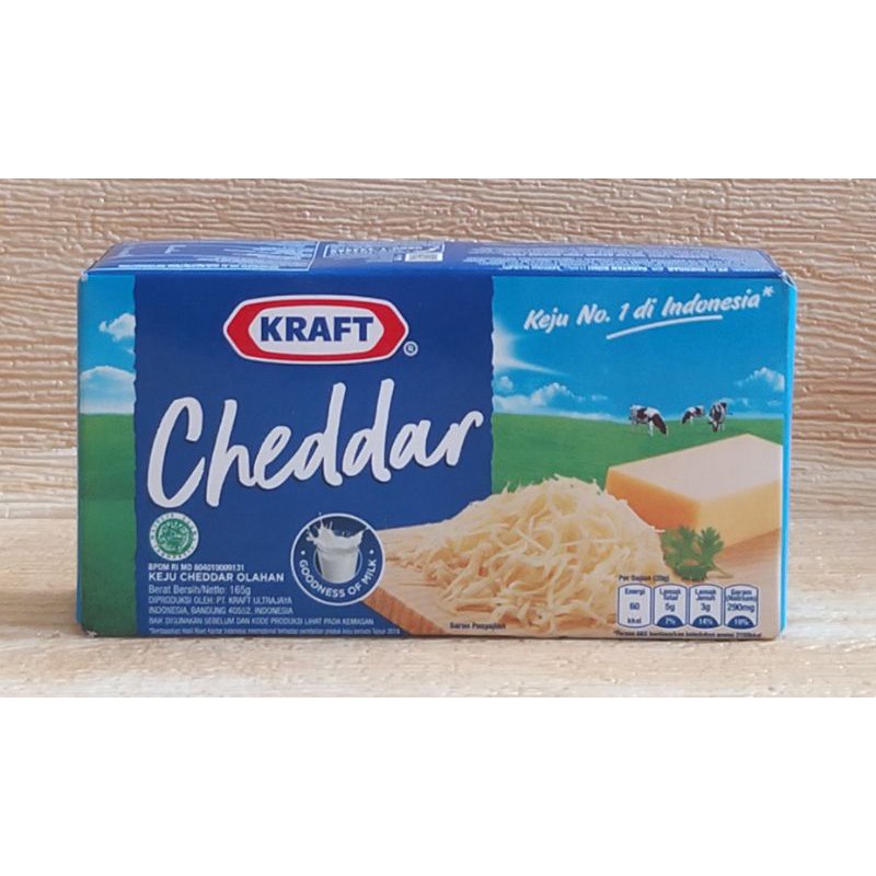 ✔MURAH Keju Kraft Cheddar 165gr