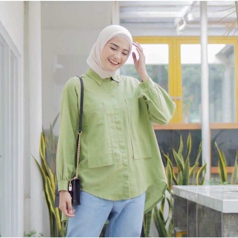 CUCI GUDANG!! Tini Blouse / Atasan Katun Poplin Premium