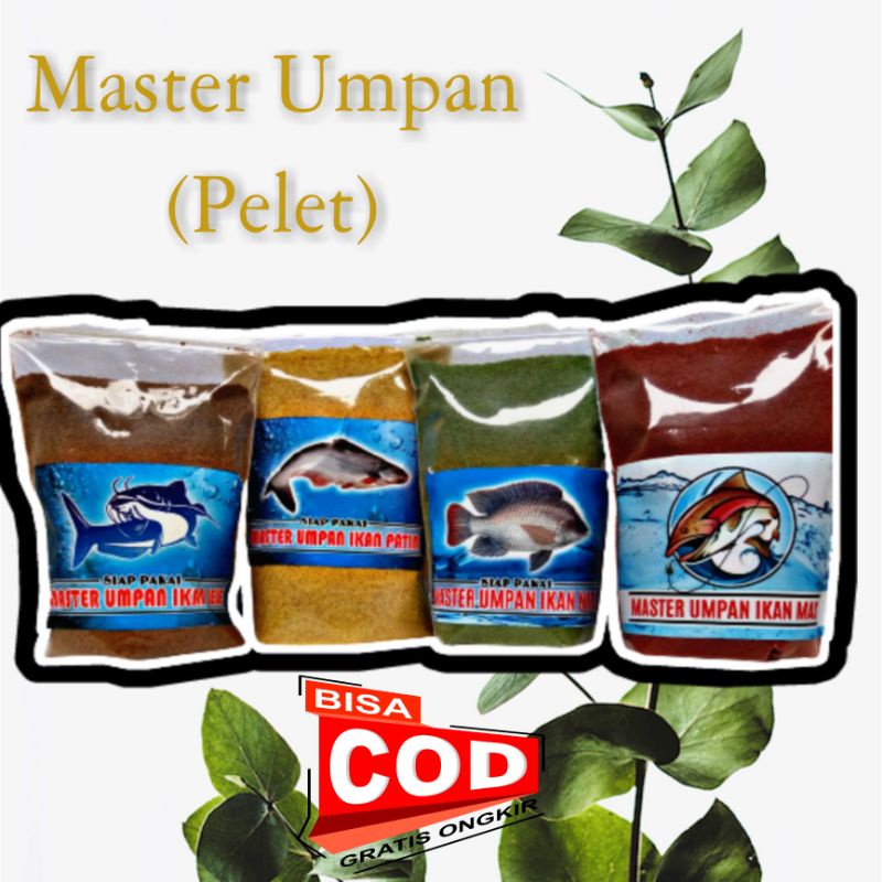 Umpan / Pelet untuk Ikan Mas, Lele, Patin, Nila, dan Bawal