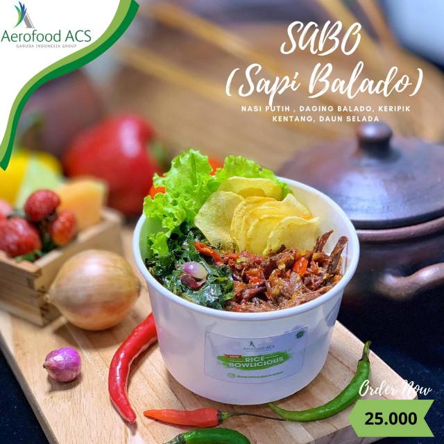 

Rice Bowl Sapi Balado