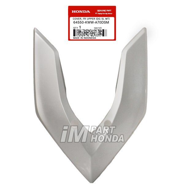 Cover Front Upper Panel Tameng Dasi Revo 110 DX Silver 64550-KWW-A70DSM