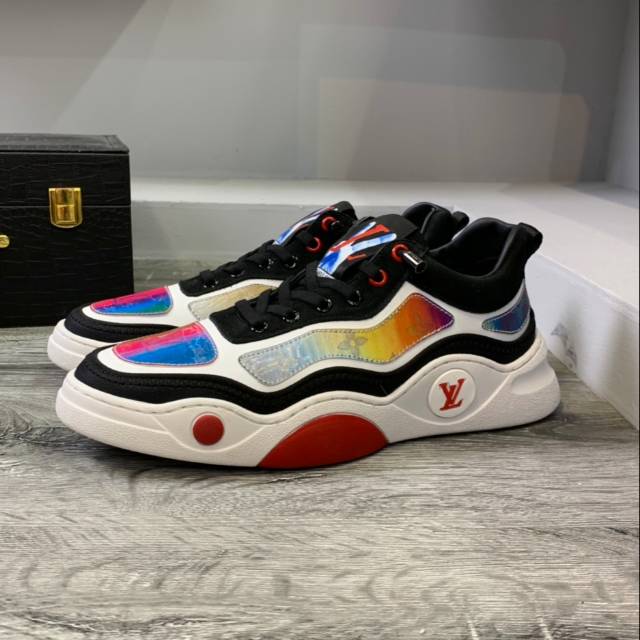 Lv Multi Colour Men's Sneaker / Sepatu Pria / Super Mirror Quality