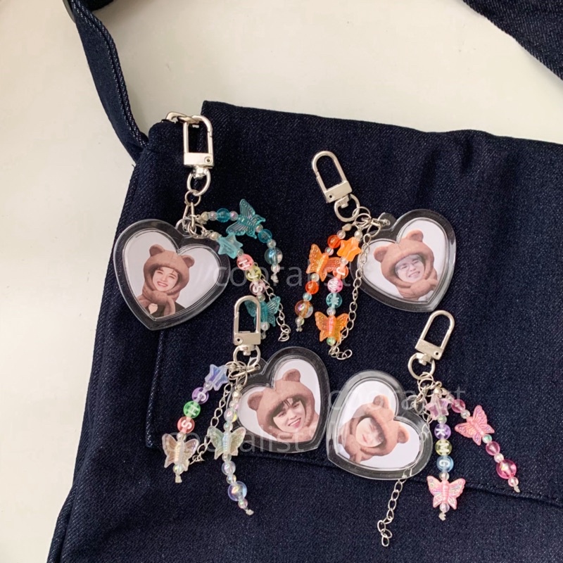 SVT heart keychain / gantungan kunci aesthetic