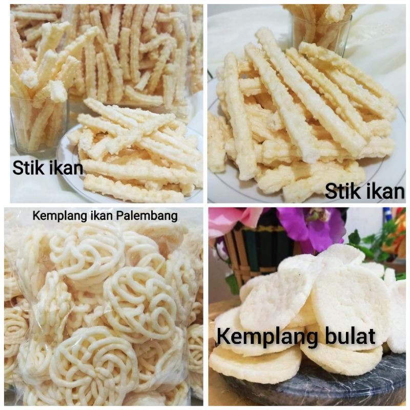 

Kemplang ikan Palembang premium asli / kerupuk ikan / stick ikan / kerupuk udang