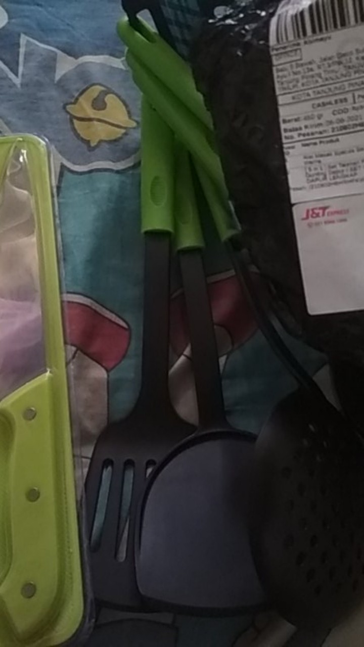 Alat Masak Spatula Set 6 Warna