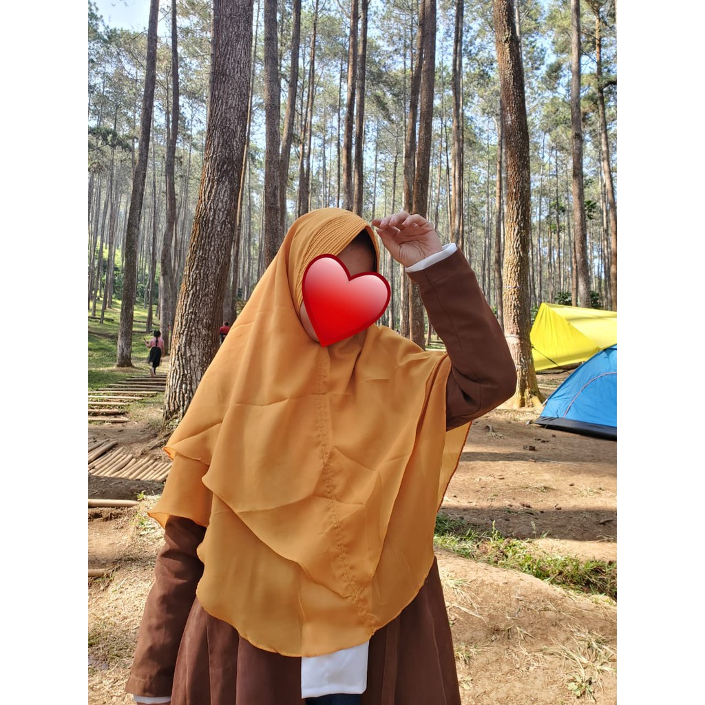 [BISA COD]KHIMAR OVAL 2 LAYER SIMPLE HIJAB INSTAN JILBAB KERUDUNG SYARI KEKINIAN TERBARU 2021-1