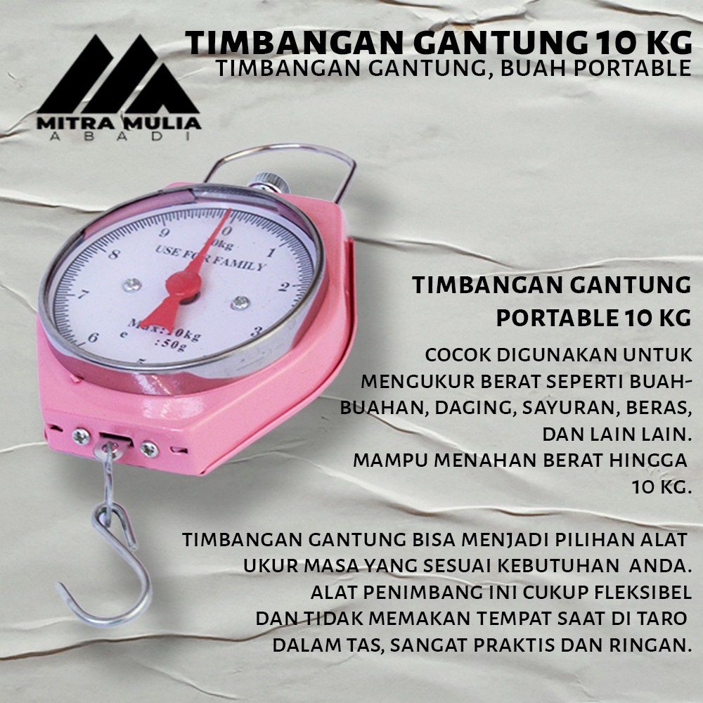 Timbangan Gantung Mini 10kg | Hanging Scale 10kg