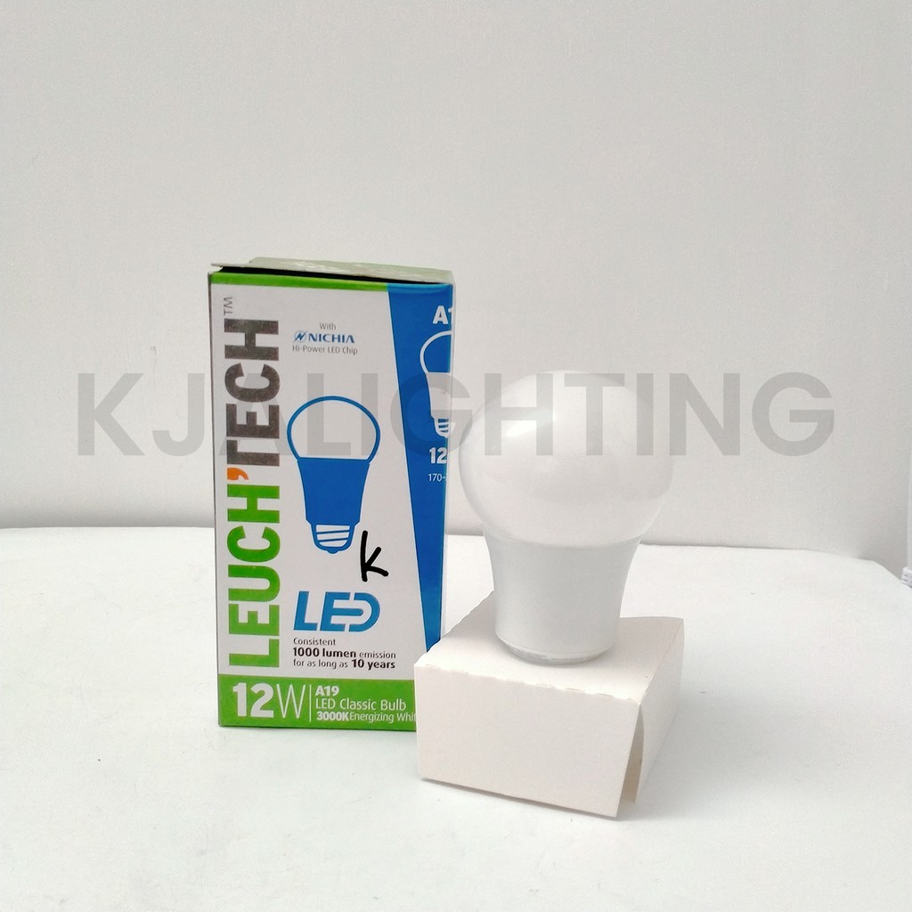 LAMPU BOHLAM LEUCHTECH LED 12W KUNING 12 WATT