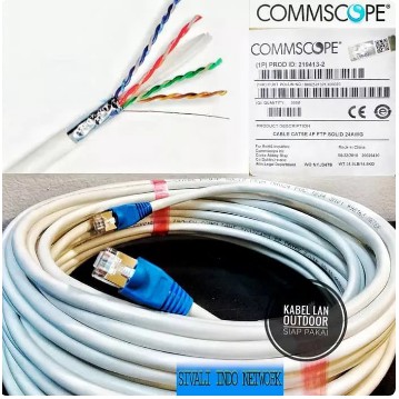 50 METER AMP COMMSCOPE LAN OUTDOOR (F/UTP) CAT5E SIAP PAKAI