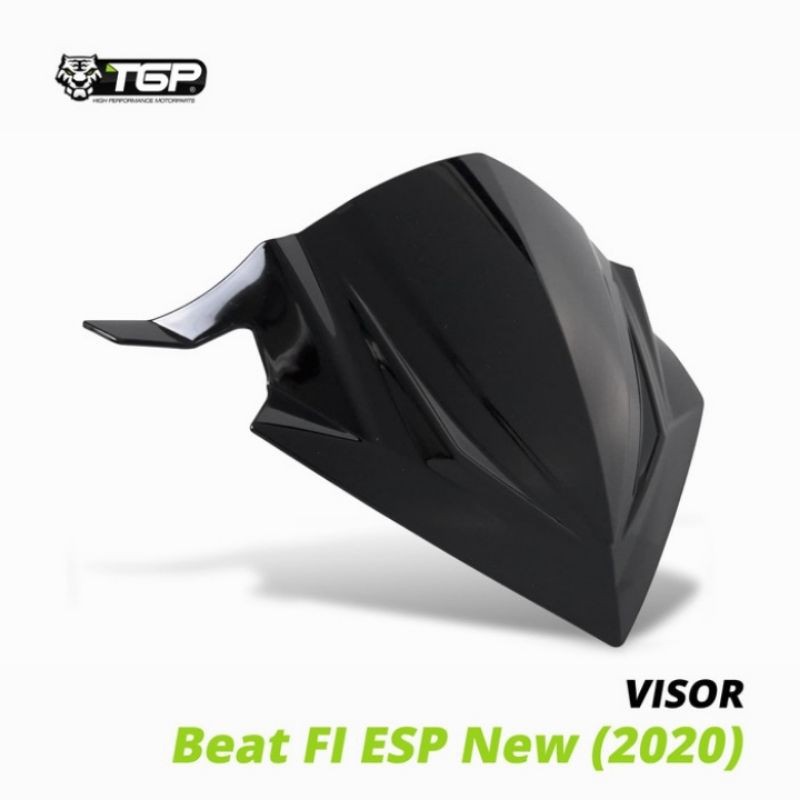 TGP Visor Beat new 2020 warna hitam mengkilap