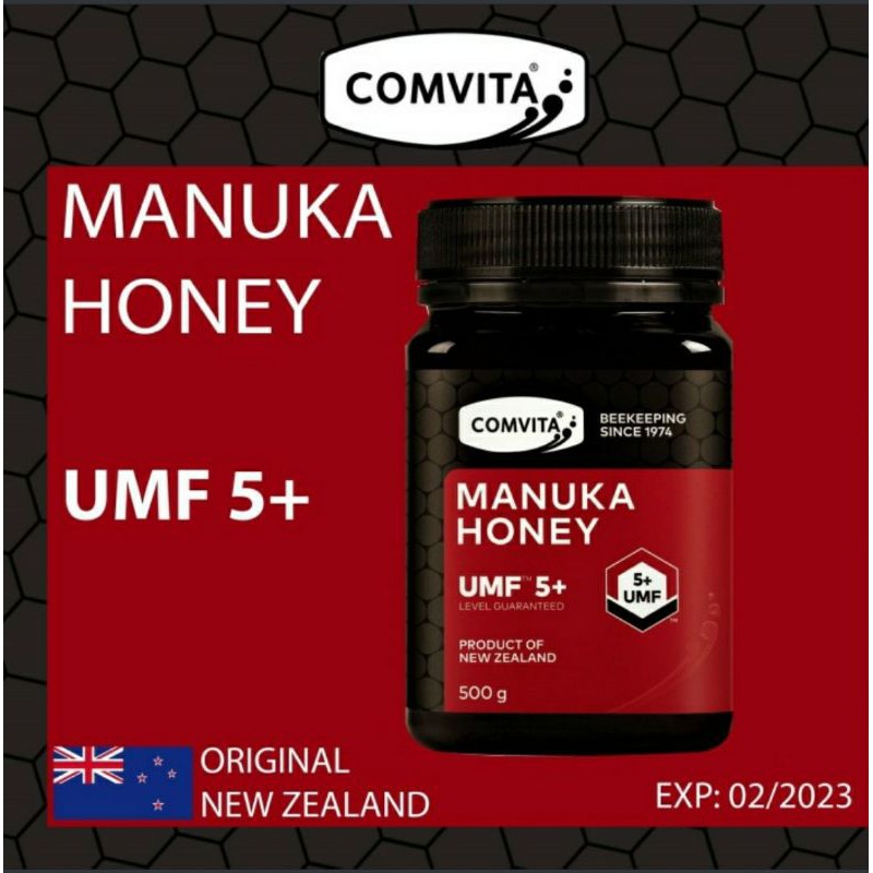 COMVITA MANUKA HONEY 5+ 500 GRAM ORIGINAL NEW ZEALAND MADU HERBAL ANTI OKSIDAN &amp; RADIKAL BEBAS