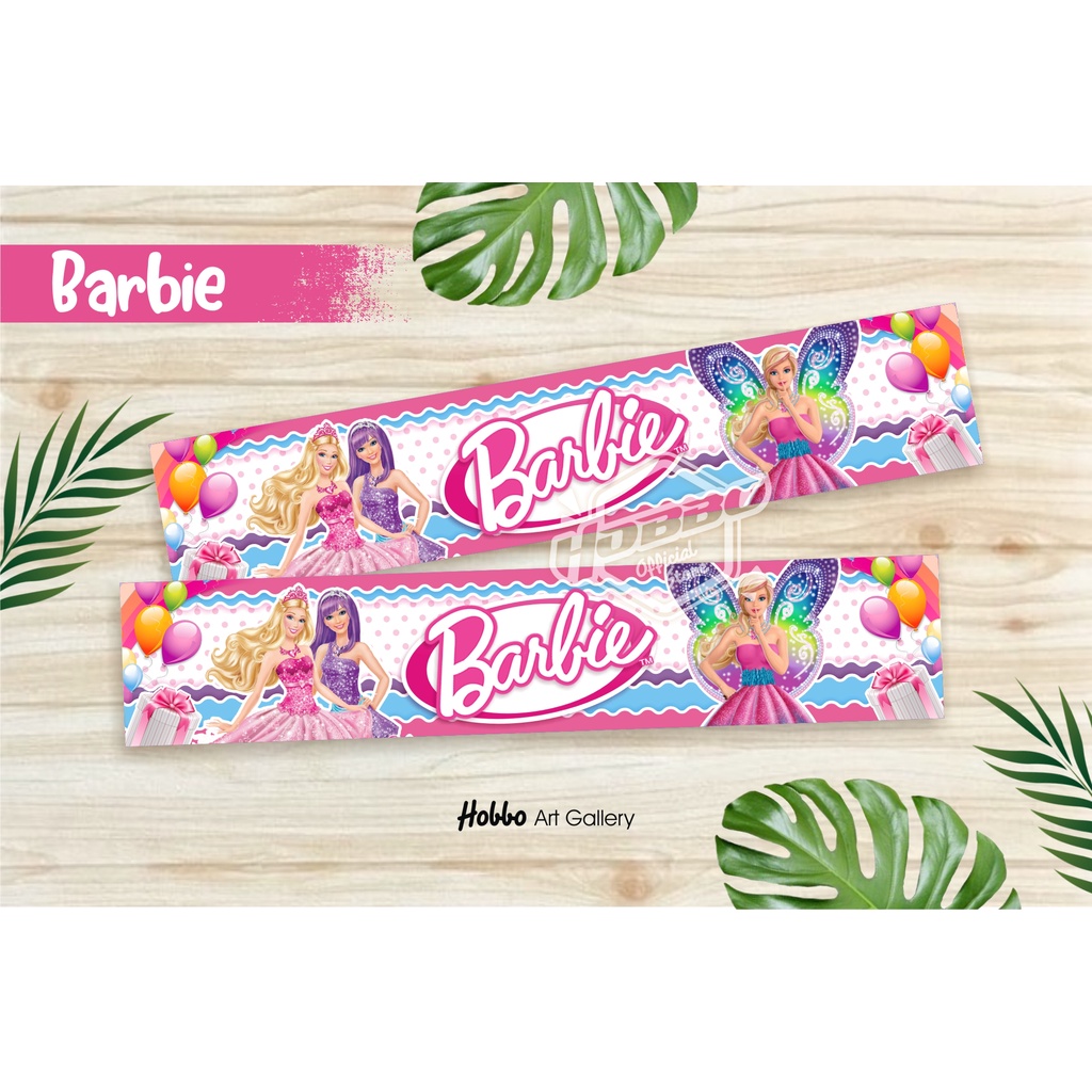 

Isi 10 pcs - Barbie - Ready Stok - Tas Plastik Label Ulang Tahun - Birthday Goodie bag Murah