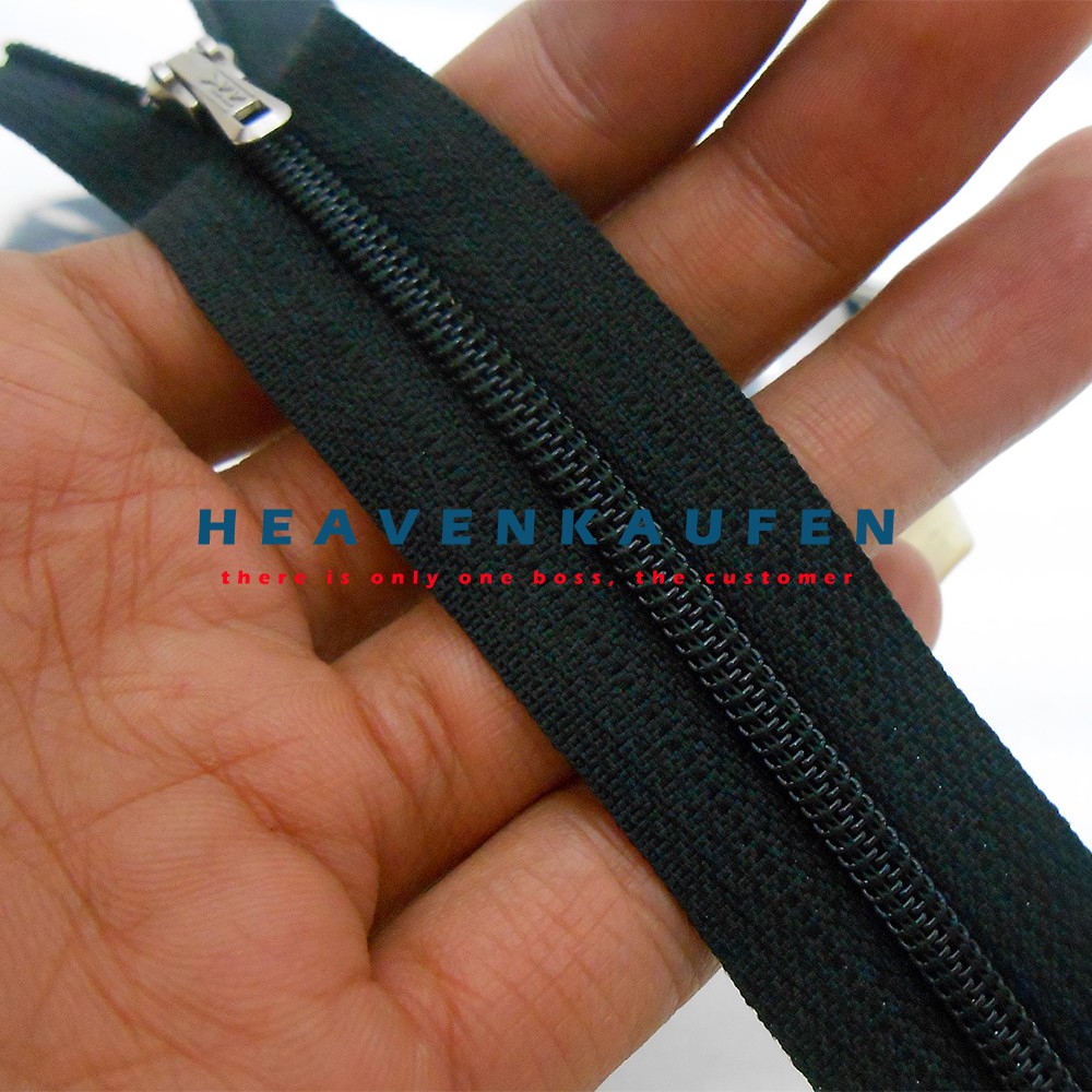 Resleting / Zipper YKK 12,5 cm-5 inch Hitam