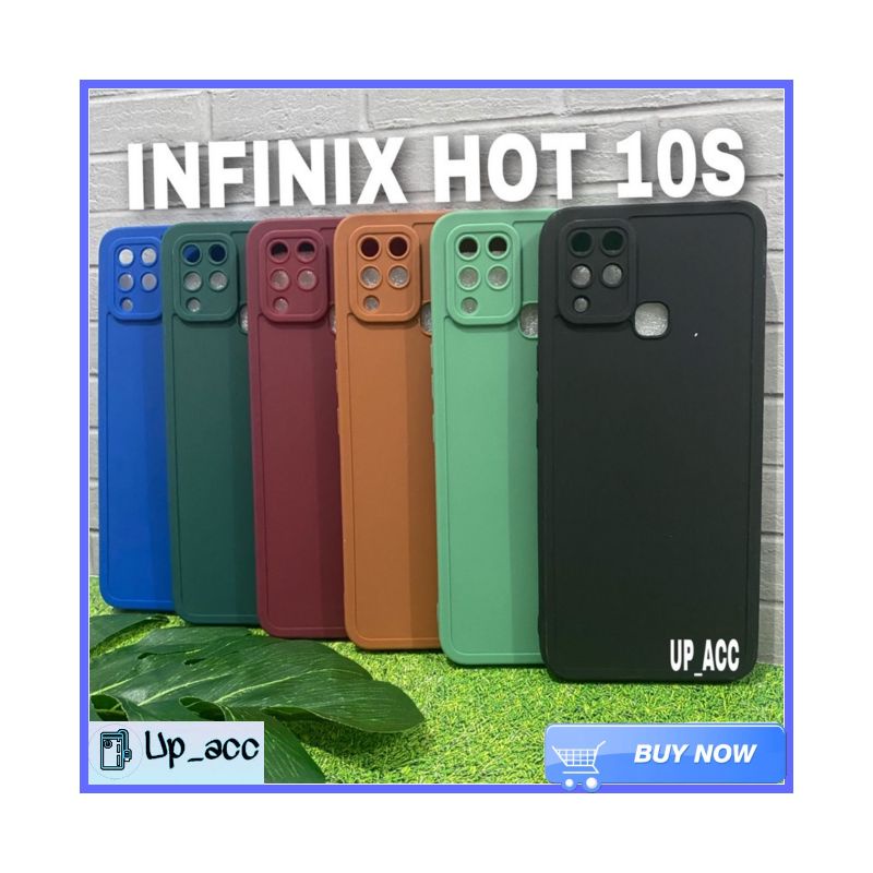 INFINIX HOT 9 PLAY 10 PLAY 11 PLAY 10S NOTE 10 PRO SMART 6 SMART 7 Case Pro Camera Protect / Case Candy Makaron TPU lens Protector Kamera / Casing Hp