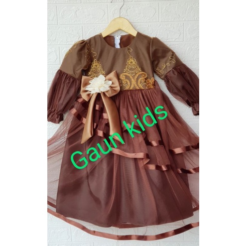 gaun muslim/gaun anak/baju anak/baju muslim/baju ulang tahun
