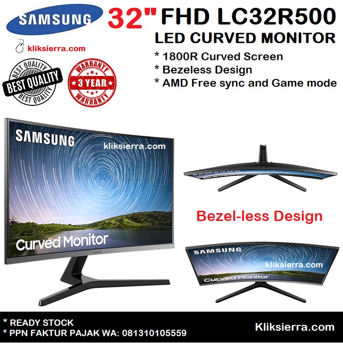SAMSUNG 32&quot; inch LC32R500FDE FHD LED Curved Monitor LC32R500 C32R500