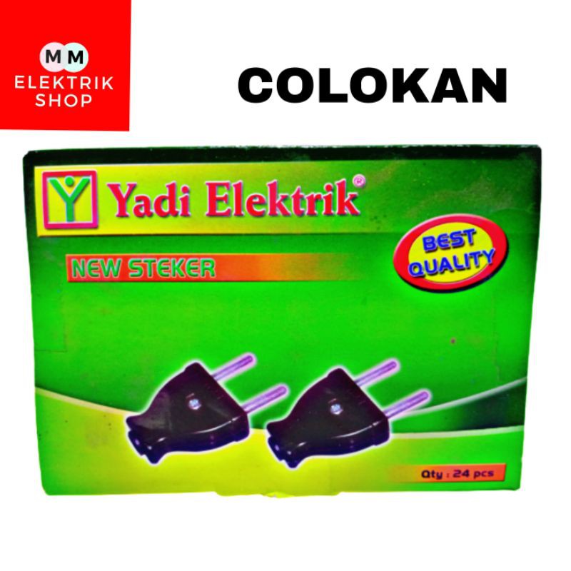 Steker Mini Gepeng Colokan Gepeng Mini Hitam Best Seller YADI