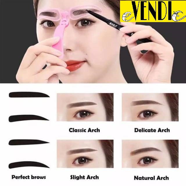 Cetakan Alis 8 in 1 Model / Eyebrow Guide