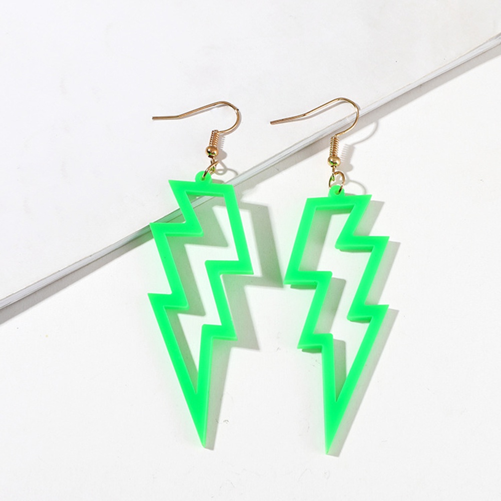 Anting Stud Desain Petir Model Rongga Untuk Fashion