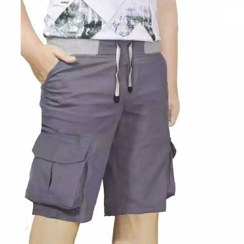 Celana pendek cargo rip // kolor pendek cargo saku samping
