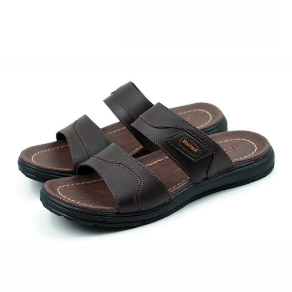 Joemen Sandal Pria Kulit Joemen S 06 Original Pria Sandal Slop Import-2