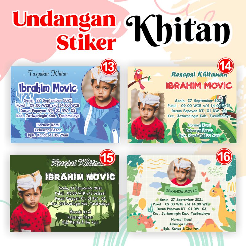 

UNDANGAN KHITAN BESEK | STIKER KHITAN