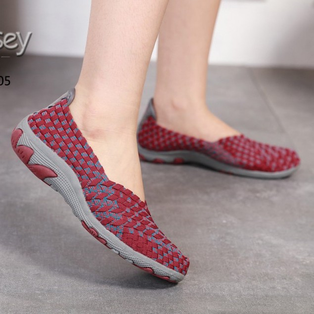 KS7005 SEPATU WANITA KELSEY MARILYN KNIT FLATSHOES ORIGINAL BRANDED IMPORT BATAM TERBARU