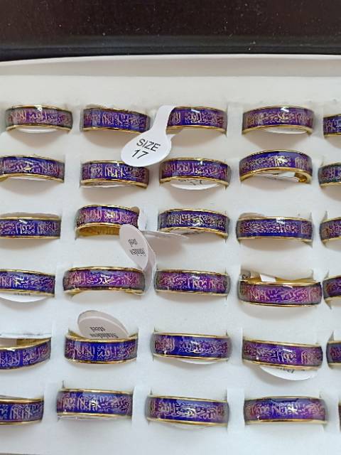 Cincin Titanium Tauhid (Berubah Warna) RGN02/RGM13/RGM12