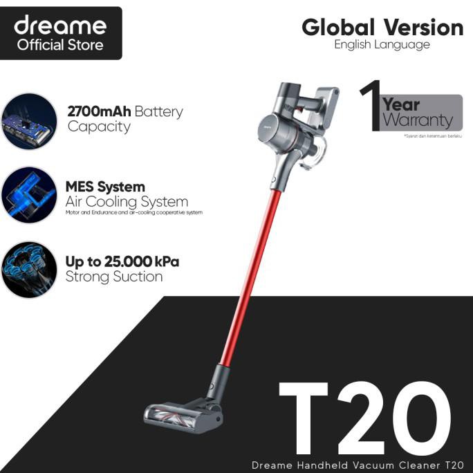 Dreame T20 Handheld Vacuum 25000Pa cordless Penyedot Debu