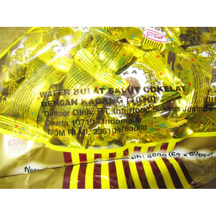 

ROKA APOLLO WAFER BOLA COKLAT 80 PCS