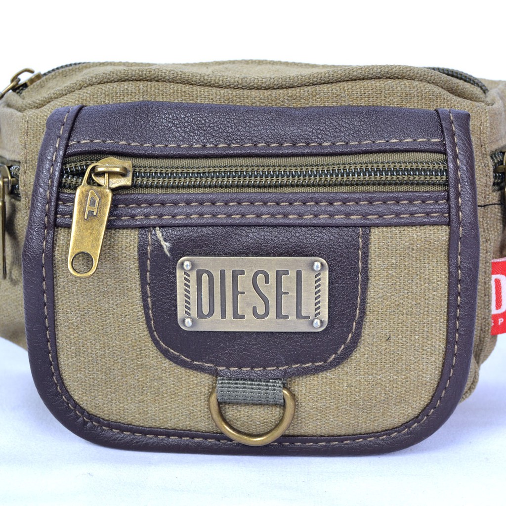 Waist Bag Pria - Tas Pinggang Pria Diesel Import 7602-2