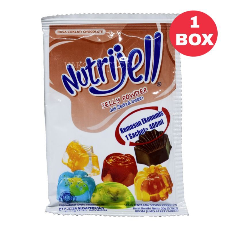 

GROSIR - Nutrijell Jelly Powder Rasa Coklat (20gr)