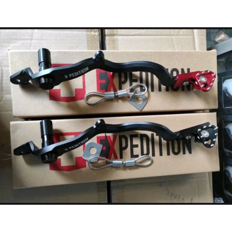 pedal rem tuas rem EXPEDITION CRF 150 full cnc