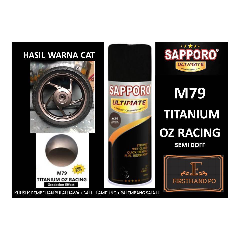 Sapporo Ultimate M79 Titanium Oz Racing / Sapporo Spray