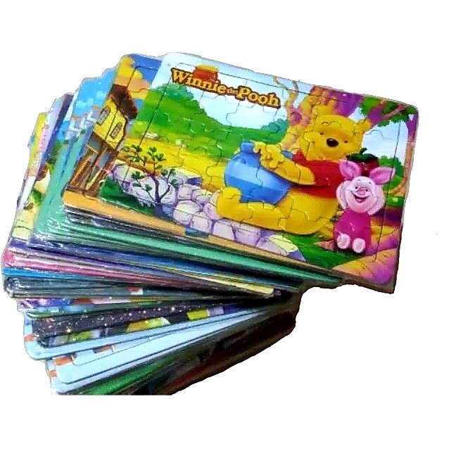 Mainan Anak Bayi Puzzle Gambar Mainan Edukasi Mainan Asah Motorik / Jigsaw Puzzle 9 pcs R33