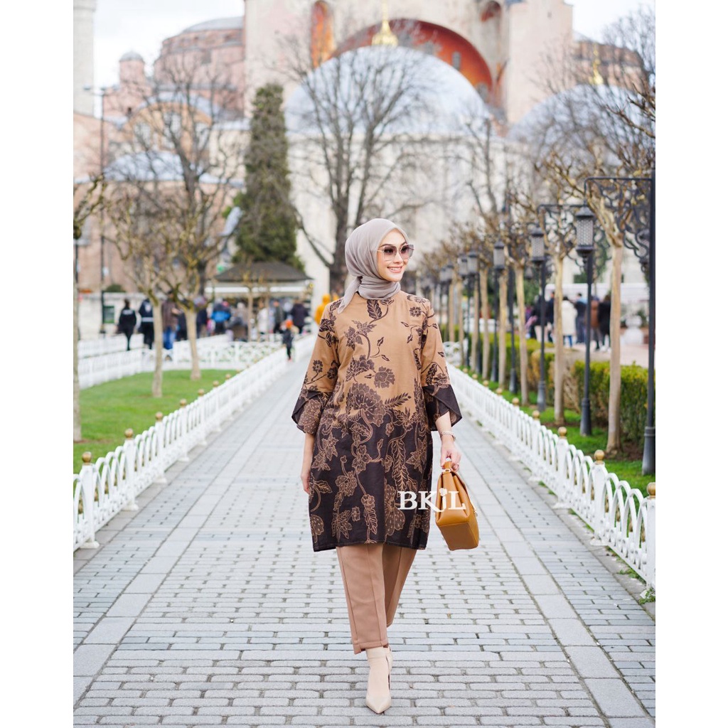 Atasan Batik Wanita Modern Dolby dolbi dobby dobi Batik Cassual Atasan Batik Wanita