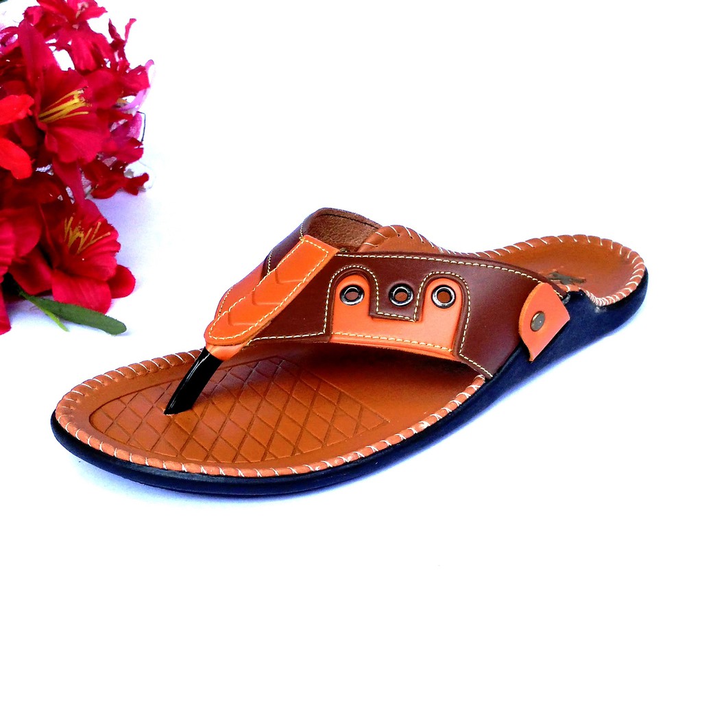 HQo Sandal Pria Terbaru / Sandal Pria Murah / Sandal Kulit Pria / KPNG A03