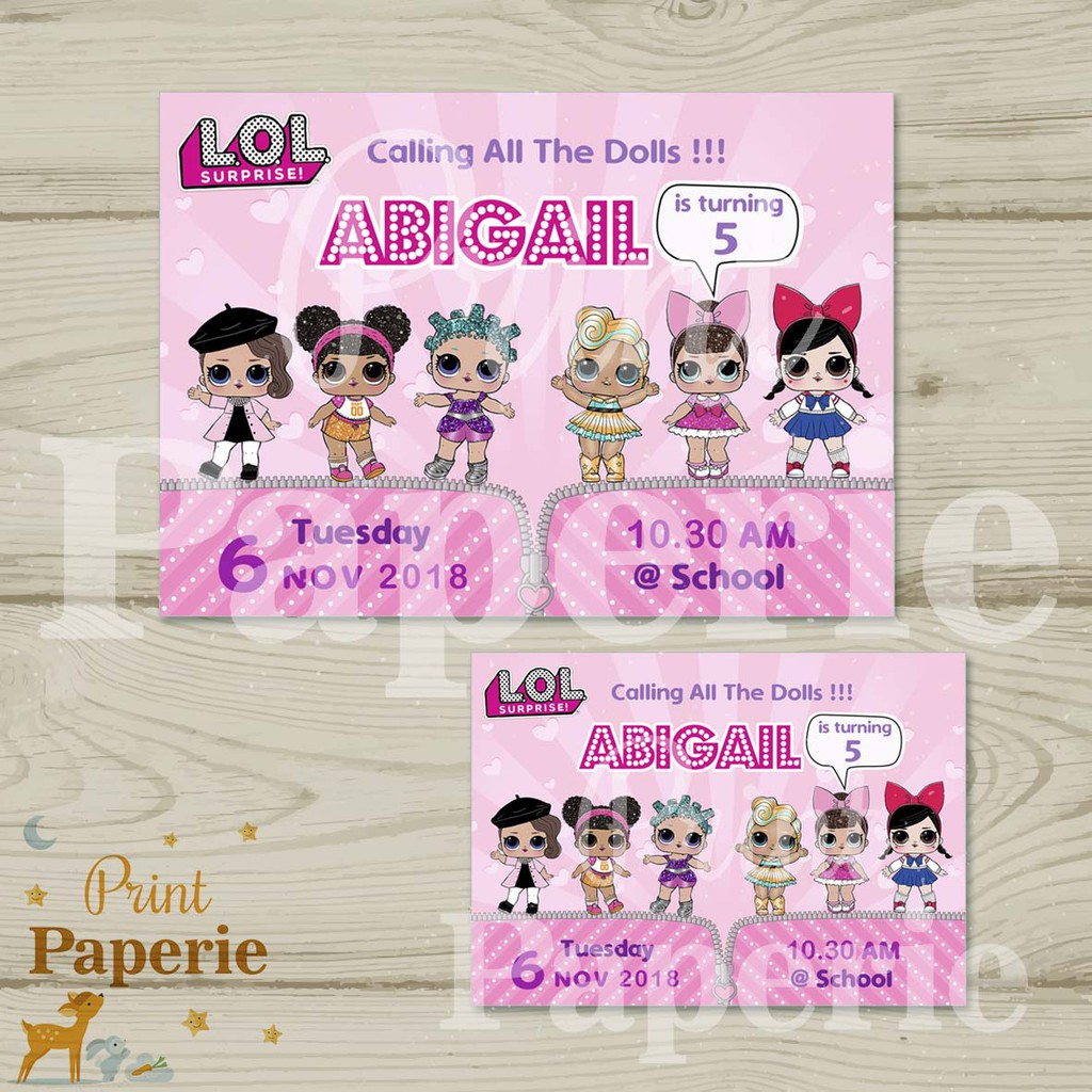 9200 Contoh Undangan Ulang Tahun Lol Terbaik