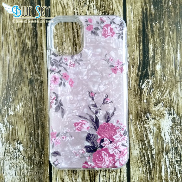 CASING SOFTCASE HARDCASE ANTICRACK BENING MOTIF FLOWER IPHONE 11