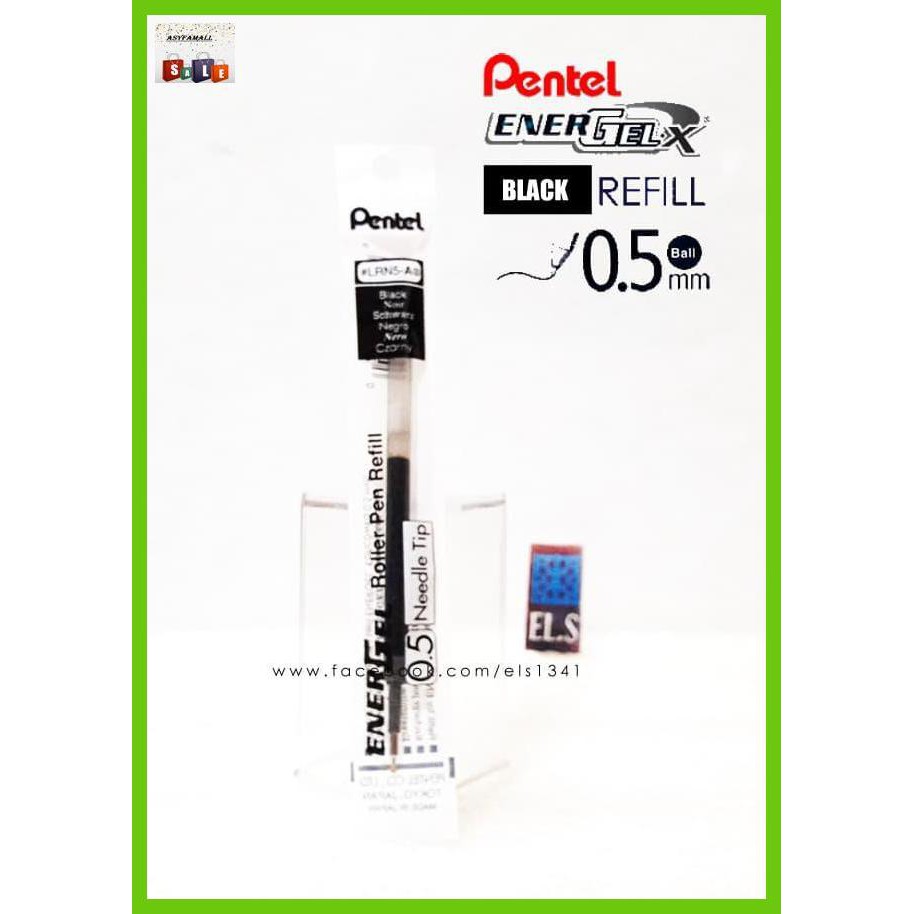 

Silutala- Pentel Energel X 0,5 - Refill Hitam -Ori.