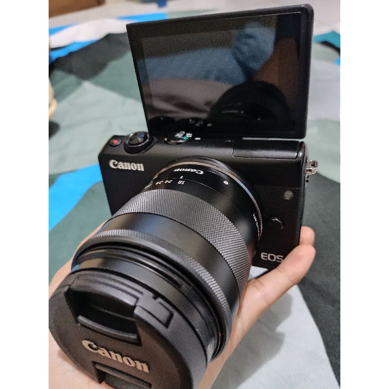 Kamera Canon Miroles M100 seperti baru warna hitam